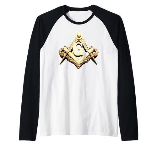 Herren Masonic_symbol mit "klassisch Bold_look" s & c Raglan Herren Masonic_symbol mit "klassisch Bold_look" s & c Raglan von ARRamon-masonic