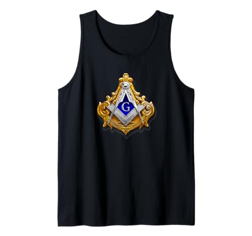 Herren Masonisch_symbol mit "schöner silber und golden_theme"s&c Tank Top Herren Masonisch_symbol mit "schöner silber und golden_theme"s&c Tank Top von ARRamon-masonic