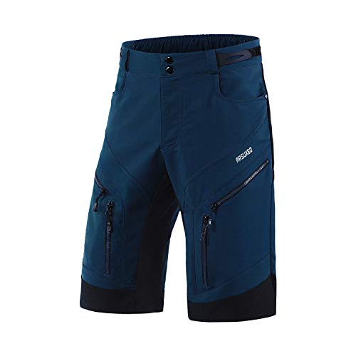 ARSUXEO Radhose Herren MTB Shorts ohne Polsterung Radfahren Shorts Klassisch Wasserdicht 1903 Dunkelblau L ARSUXEO Radhose Herren MTB Shorts ohne Polsterung Radfahren Shorts Klassisch Wasserdicht 1903 Dunkelblau L von ARSUXEO