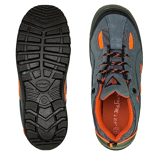 ART.MAS Arbeitsschuhe Sicherheitsschuhe Stahlkappe Halbschuhe Sportliche (Bsport2GRAU) (41) von ART.MAS