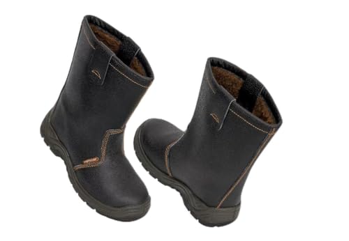 Artmas Winterstiefel Sicherheitsstiefel Gefüttert Winterschuhe Stahlkappe SB (BOPuOC) (39 EU) von Artmas