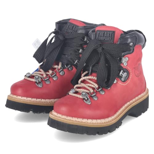 ART 0030 Roma Red Schnürstiefel Leder Damen in rot - Gr. 41 von ART