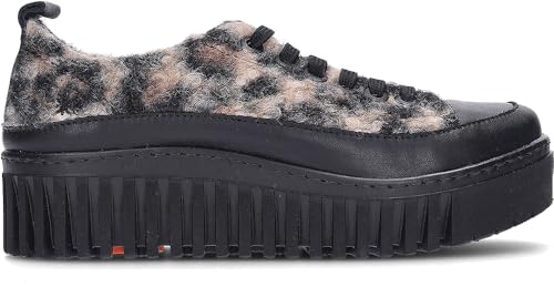 ART Brighton 1518S Sneaker mit Plateau, Schwarz (Leopard Black), 41 EU von ART