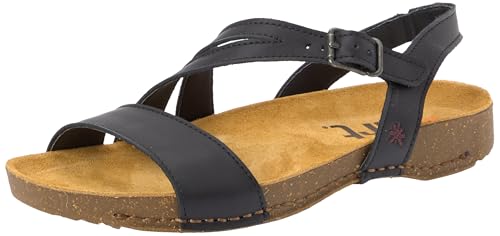 ART Damen 1045 I Breathe Flache Sandale, Nappa, Schwarz, 38 EU ART Damen 1045 I Breathe Flache Sandale, Nappa, Schwarz, 38 EU von ART