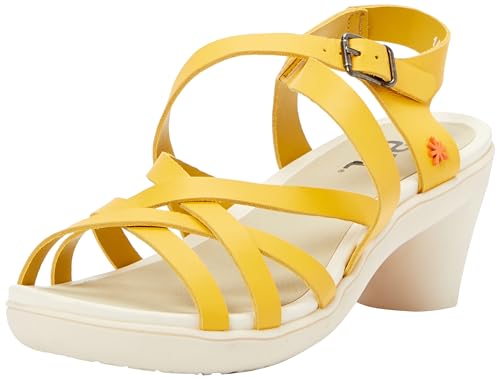 ART Damen 1477 Alfama Sandale mit Absatz, Nappa, Gelb, 38 EU ART Damen 1477 Alfama Sandale mit Absatz, Nappa, Gelb, 38 EU von ART