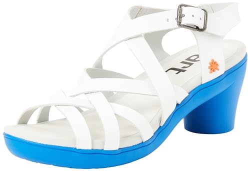 ART Damen 1477 Alfama Sandale mit Absatz, Nappa, Weiß, Blau, 38 EU von ART