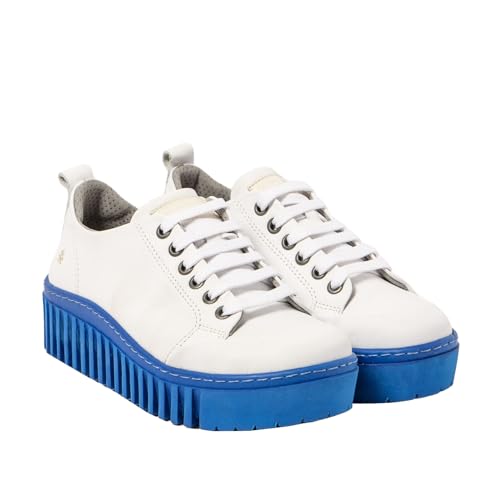 ART Damen 1535 Brighton Sneaker, Nappa, Weiß, Blau, 36 EU von ART