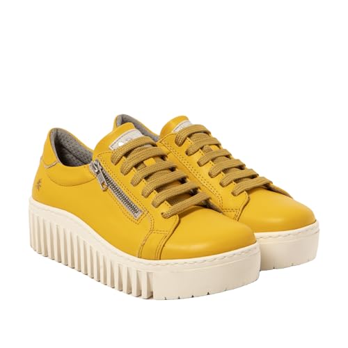 ART Damen 1538 Brighton Sneaker, Nappa Yellow Cream, 42 EU von ART