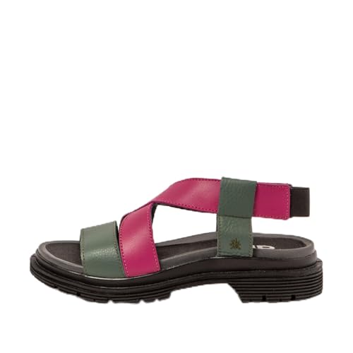 ART Damen 1553 Birmingham Flache Sandale, Foliage Fuchsia, 42 EU ART Damen 1553 Birmingham Flache Sandale, Foliage Fuchsia, 42 EU von ART