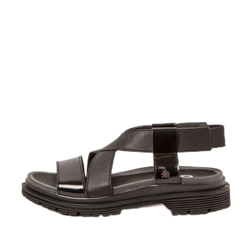 ART Damen 1553 Birmingham Flache Sandale, Schwarz, 41 EU von ART
