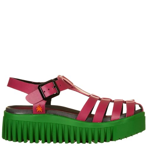 Art Damen 1575 Brighton Flache Sandale, Fuchsia, 42 EU Art Damen 1575 Brighton Flache Sandale, Fuchsia, 42 EU von ART