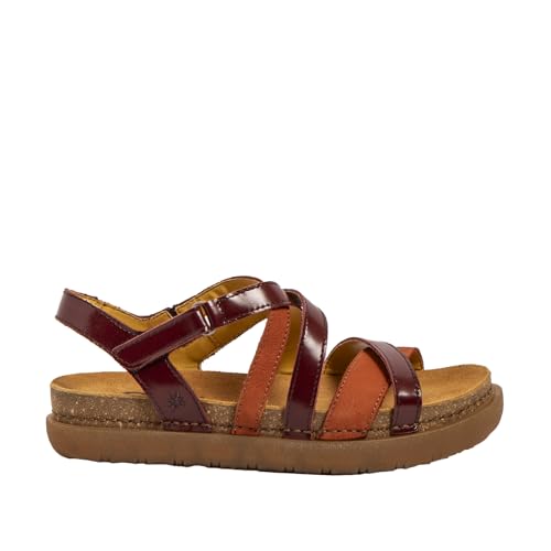ART Damen 1714 Rhodes Flache Sandale, Bordeaux D Orange, 36 EU ART Damen 1714 Rhodes Flache Sandale, Bordeaux D Orange, 36 EU von ART