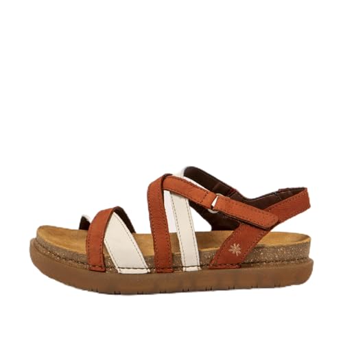 Art Damen 1714 Rhodes Flache Sandale, D Orange Cream, 38 EU Art Damen 1714 Rhodes Flache Sandale, D Orange Cream, 38 EU von ART