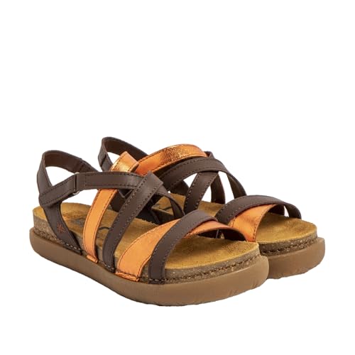 ART Damen 1714 Rhodos Sandale, Nappa Brown Orange, 36 EU von ART