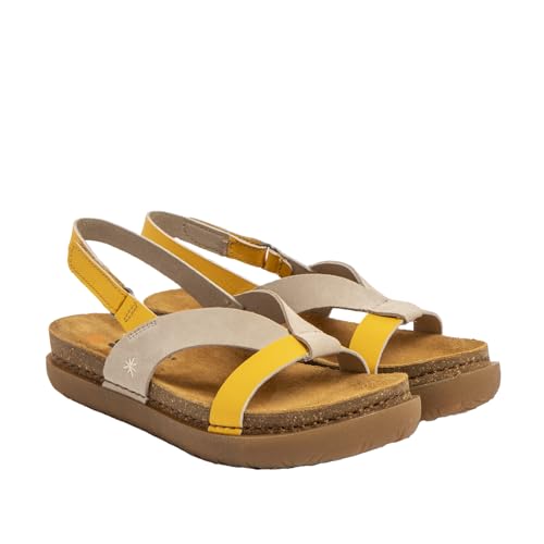 ART Damen 1718 Rhodos Sandale, Nappa Yellow Cream, 39 EU von ART