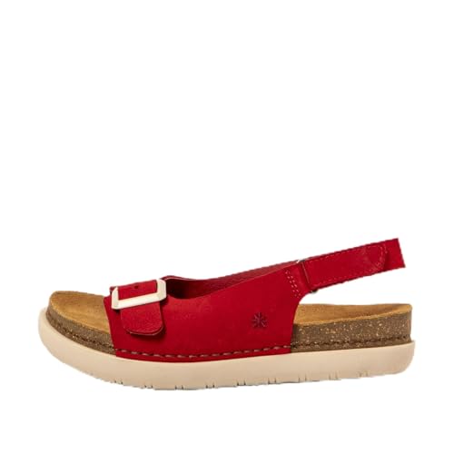 Art Damen 1719 Rhodes Flache Sandale, rot, 41 EU Art Damen 1719 Rhodes Flache Sandale, rot, 41 EU von ART