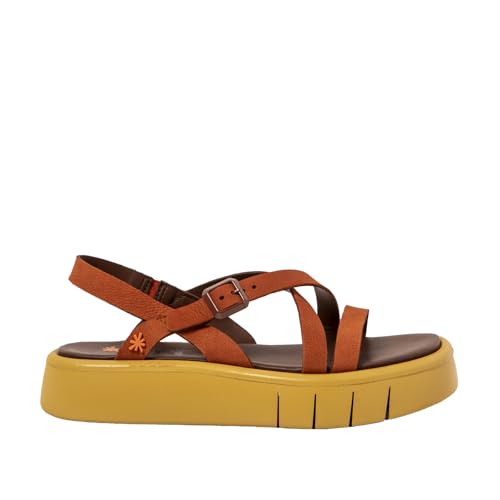 Art Damen 1853 Malaga Flache Sandale, Dunkel orange, 37 EU Art Damen 1853 Malaga Flache Sandale, Dunkel orange, 37 EU von ART
