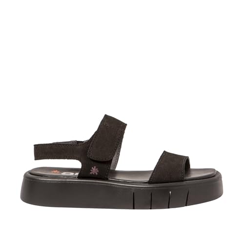 ART Damen 1854 Malaga Flache Sandale, Schwarz, 38 EU von ART