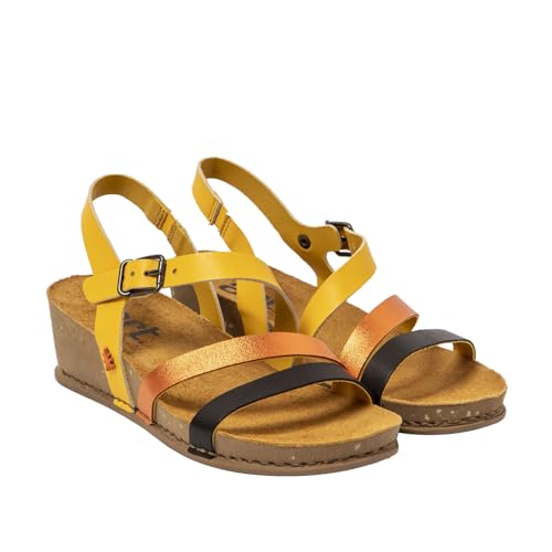 ART Damen 1930 I Live Sandale, Nappa Multi Yellow, 40 EU von ART