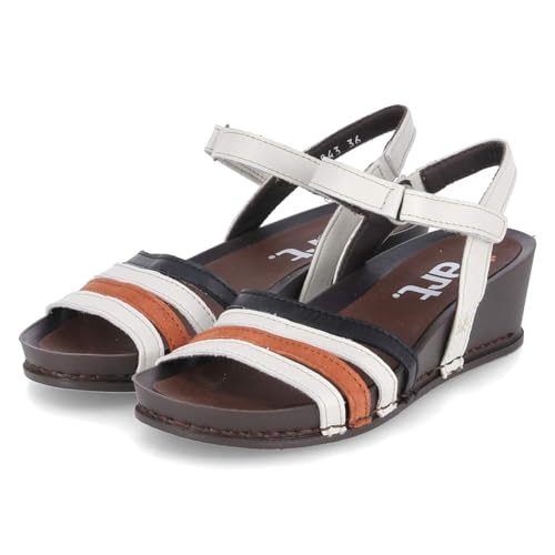 ART Damen 1943 I Imagine Keilsandale, Cremefarben/Schwarz, 42 EU von ART