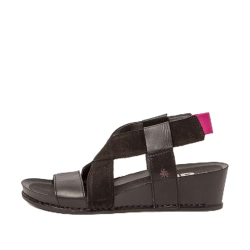 Art Damen 1944 I Imagine Keilsandale, schwarz (Total Black), 36 EU von ART