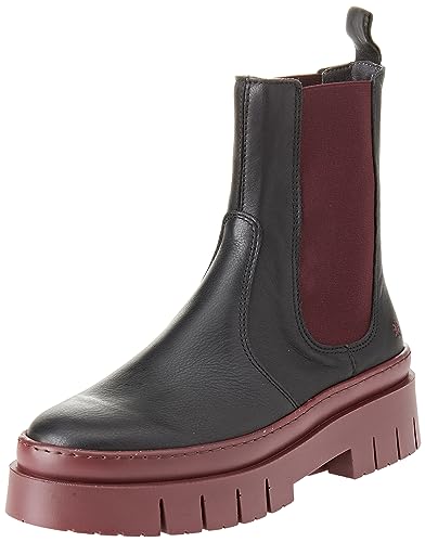 ART Damen 1954 Antwerpen Mode-Stiefel, schwarz, Bordeaux-rot, 37 EU von ART