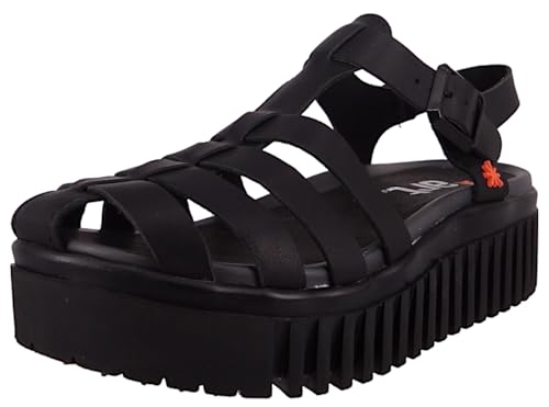 ART Damen Komfort Sandalen Brighton 1575 Schwarz, Groesse:39 EU von ART