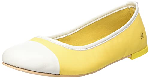 ART Damen Lens Flache Sandale, Gelb/Creme, 38 EU ART Damen Lens Flache Sandale, Gelb/Creme, 38 EU von ART