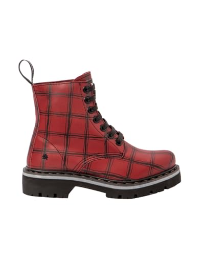 ART Unisex 1166 Marineblau Mode-Stiefel, Rot (Red Tartan), 45 EU von ART