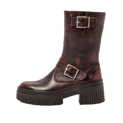 Art Damen 1397 York Oxford-Stiefel, Scharlachrot, 38 EU von ART