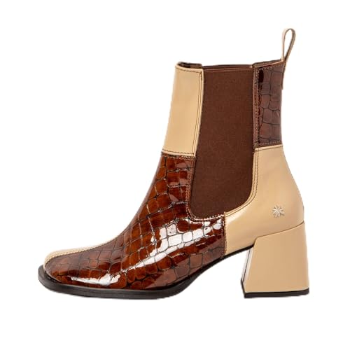 Art Damen 1707 Verona Oxford-Stiefel, Champagnerfarbenes Leder, 39 EU von ART