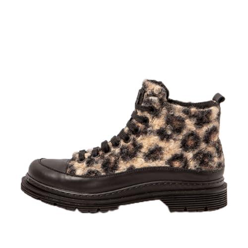 Art Unisex 1895 Birmingham Oxford-Stiefel, Schwarz (Leopard Black), 38 EU von ART
