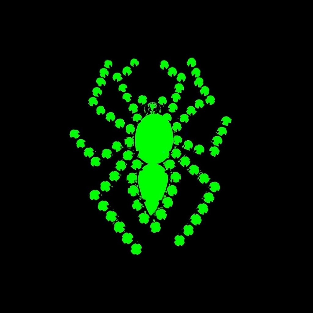 Art Deco Spinne Brosche Uranglas Schmuck von ARTDECO1930ETSY