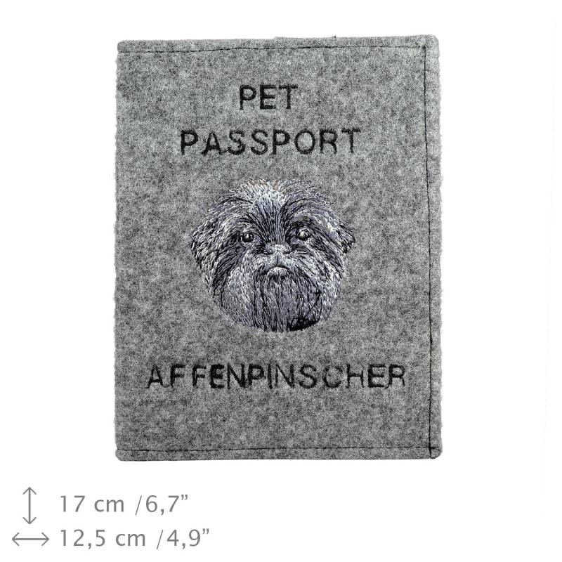 Affenpinscher - Schoner Für Einen Pass Den Hund Mit Gesticktem Muster. Neuheit Affenpinscher - Schoner Für Einen Pass Den Hund Mit Gesticktem Muster. Neuheit von ARTDOGshop