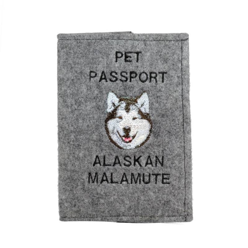 Alaskan Malamute - Schoner Für Einen Pass Den Hund Mit Gesticktem Muster. Neuheit Alaskan Malamute - Schoner Für Einen Pass Den Hund Mit Gesticktem Muster. Neuheit von ARTDOGshop