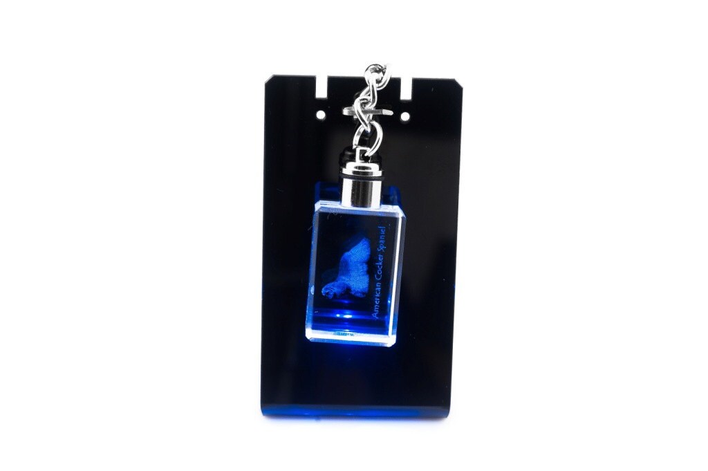 American Cocker Spaniel, Hund Kristall Schlüsselbund, Hohe Qualität, Außergewöhnliche Geschenk von ARTDOGshop