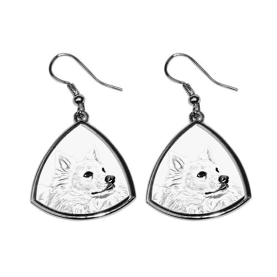 American Eskimo Dog - Neue Kollektion Der Ohrringe Mit Bild Rassehunde, Schön Geschenk von ARTDOGshop