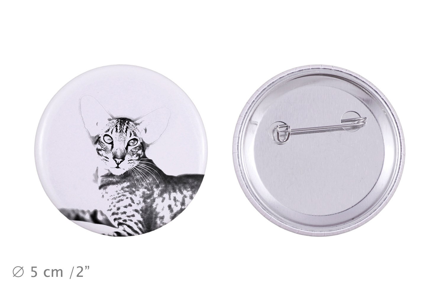 Anstecker Mit Einem Katze - Orientalisch Kurzhaar von ARTDOGshop