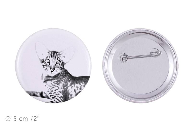 Anstecker Mit Einem Katze - Orientalisch Kurzhaar von ARTDOGshop