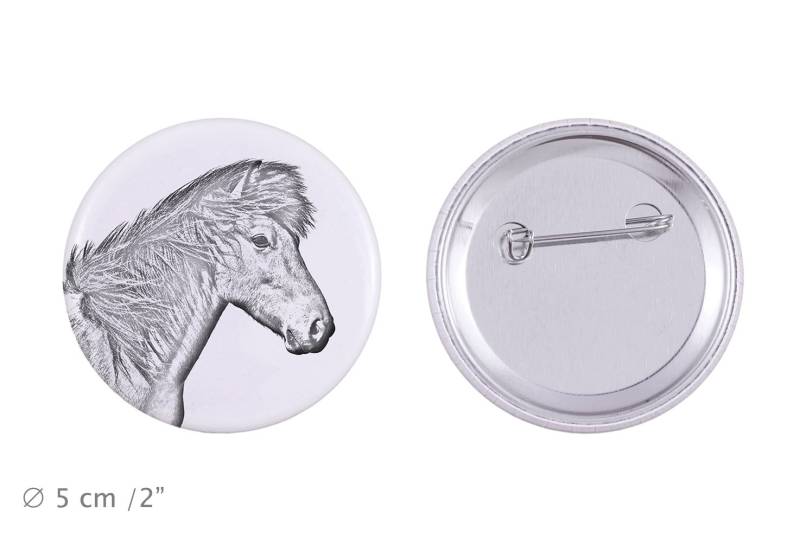 Anstecker Mit Einem Pferd - Islandpferd von ARTDOGshop