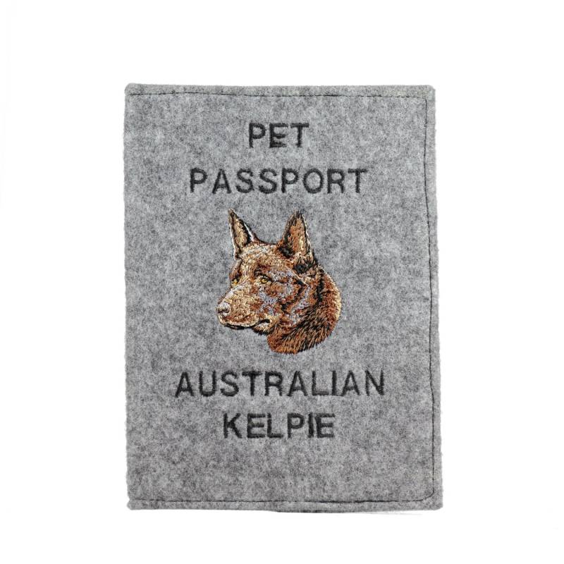 Australian Kelpie - Schoner Für Einen Pass Den Hund Mit Gesticktem Muster. Neuheit Australian Kelpie - Schoner Für Einen Pass Den Hund Mit Gesticktem Muster. Neuheit von ARTDOGshop