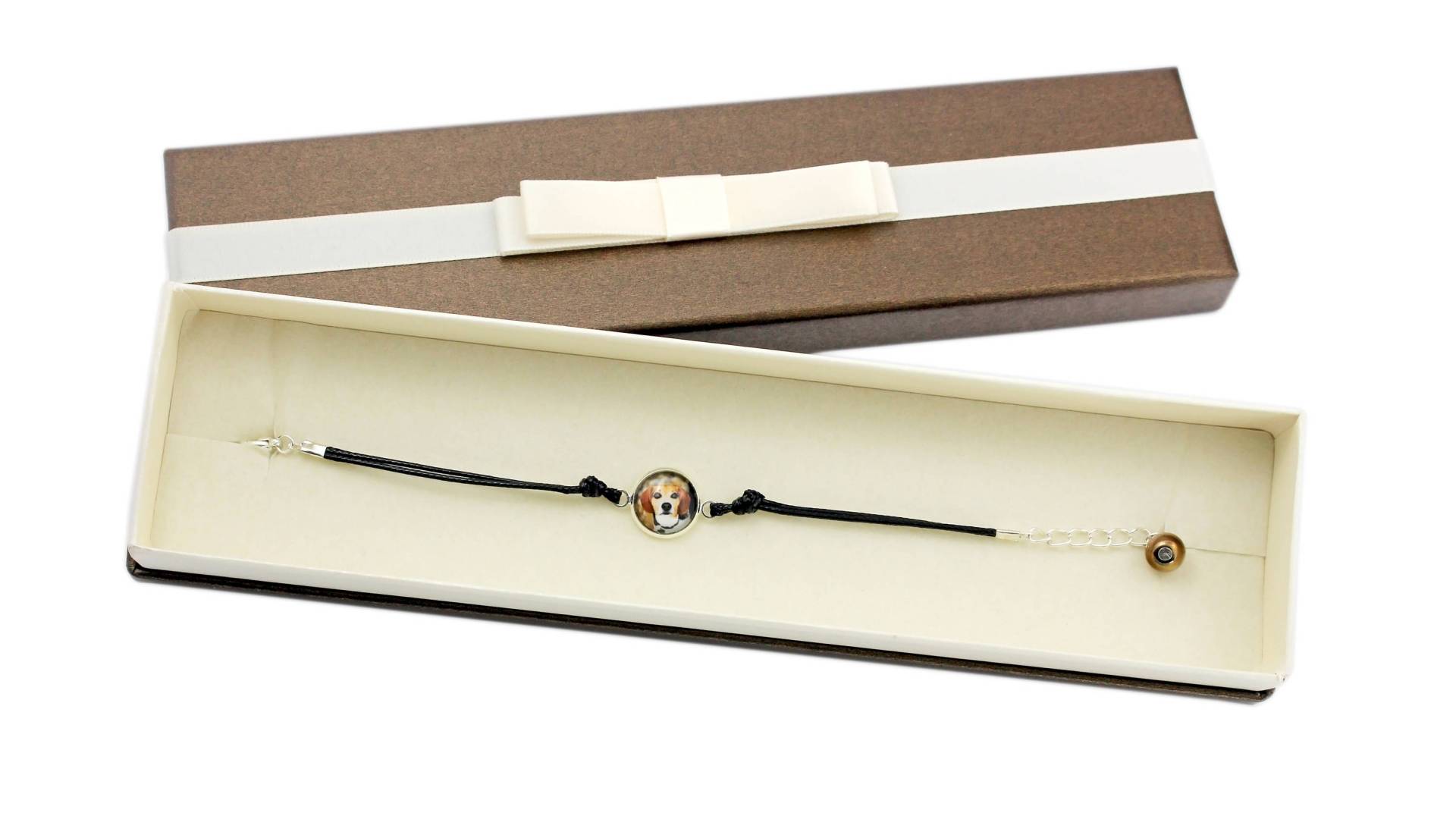 Beagle. Armband Mit Kasten Für Hundeliebhaber. Foto-Schmuck. Handarbeit | Handmade von ARTDOGshop