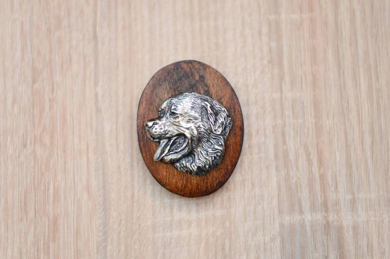 Berner Sennenhund, Stegklammer Aus Holz Mit Darstellung Eines Hundes von ARTDOGshop