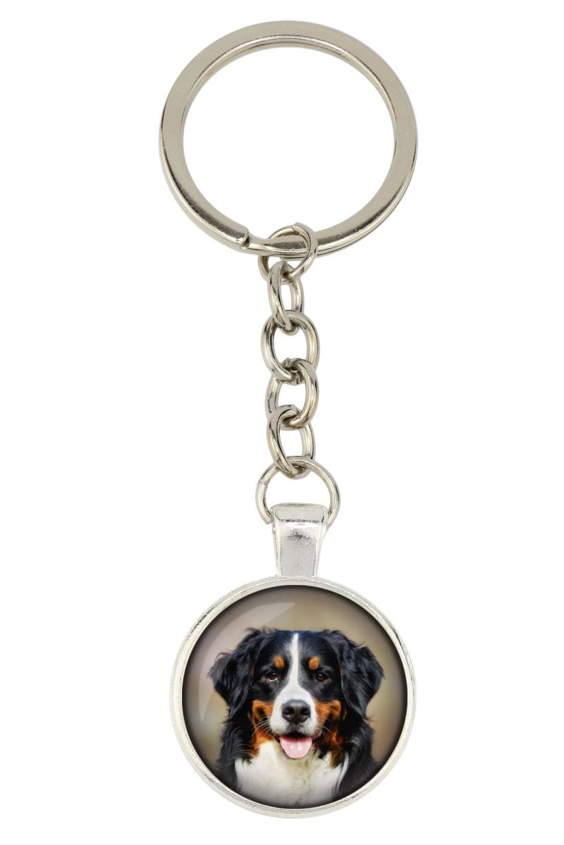 Berner Sennenhund. Schlüsselanhänger Für Hundeliebhaber. Foto-Schmuck. Männerschmuck von ARTDOGshop