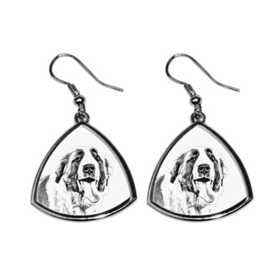 Bernhardiner - Neue Kollektion Der Ohrringe Mit Bild Rassehunde, Schön Geschenk von ARTDOGshop