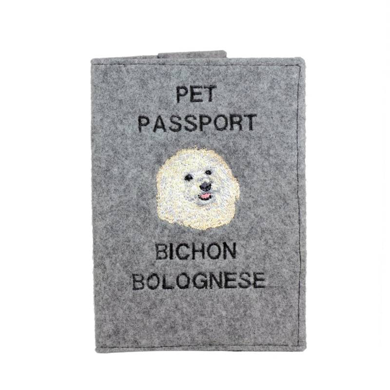 Bologneser - Schoner Für Einen Pass Den Hund Mit Gesticktem Muster. Neuheit Bologneser - Schoner Für Einen Pass Den Hund Mit Gesticktem Muster. Neuheit von ARTDOGshop