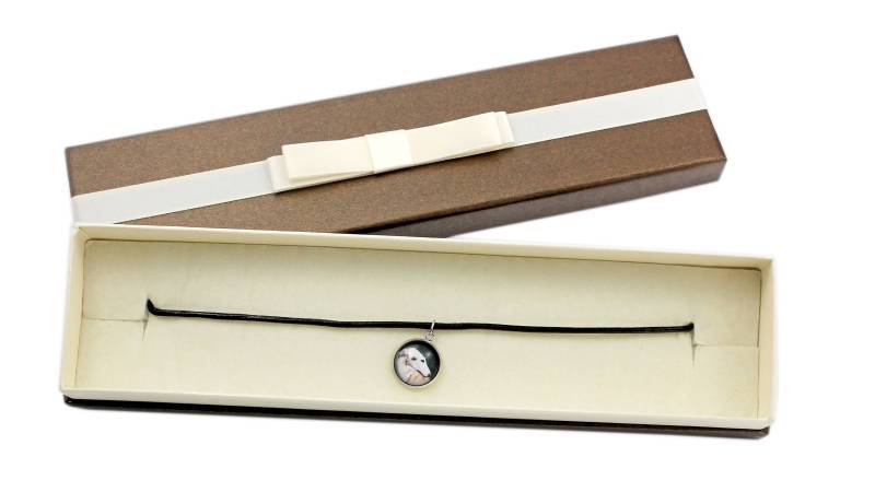 Borzoi, Russian Wolfhound. Halskette, Anhänger Mit Box Für Leute, Die Hunde Lieben. Photojewelry. Handgefertigt von ARTDOGshop