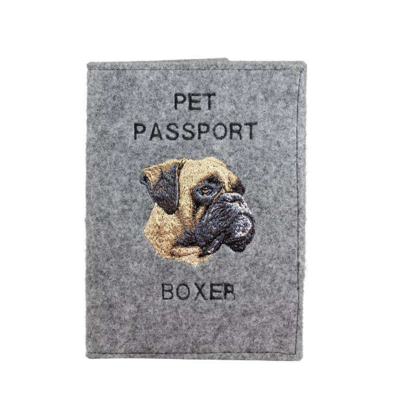 Boxer - Schoner Für Einen Pass Den Hund Mit Gesticktem Muster. Neuheit Boxer - Schoner Für Einen Pass Den Hund Mit Gesticktem Muster. Neuheit von ARTDOGshop