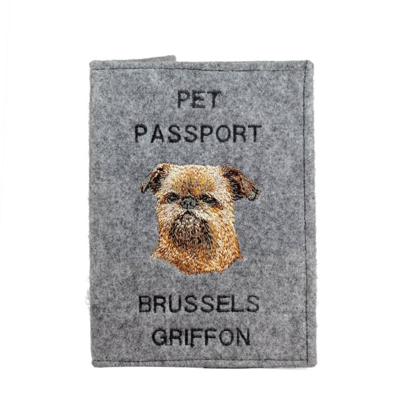 Brüsseler Griffon - Schoner Für Einen Pass Den Hund Mit Gesticktem Muster. Neuheit Brüsseler Griffon - Schoner Für Einen Pass Den Hund Mit Gesticktem Muster. Neuheit von ARTDOGshop