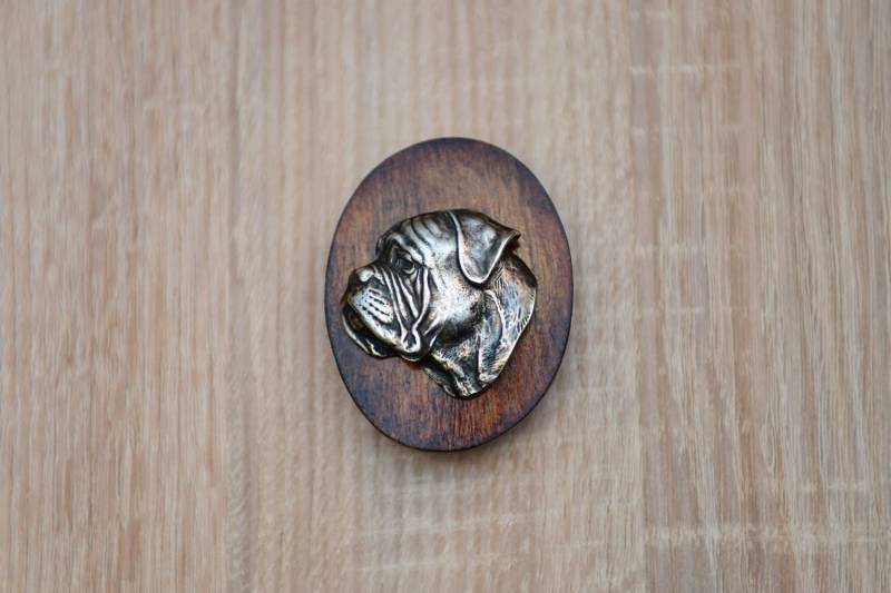 Bullmastiff, Stegklammer Aus Holz Mit Darstellung Eines Hundes Bullmastiff, Stegklammer Aus Holz Mit Darstellung Eines Hundes von ARTDOGshop